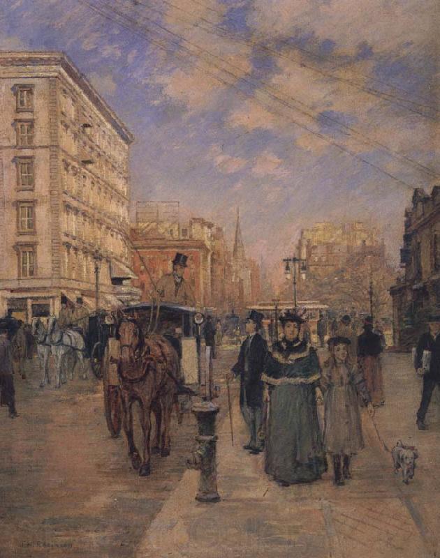 Theodore Robinson Fifth Avenue at Madison Square France oil painting art